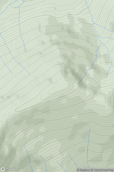Thumbnail image for Stob Coire Altruim showing contour plot for surrounding peak