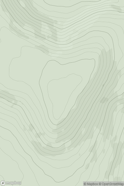 Thumbnail image for Croghan showing contour plot for surrounding peak
