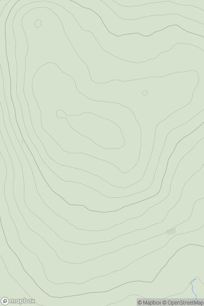 Thumbnail image for Cloonagh (Carroward) showing contour plot for surrounding peak