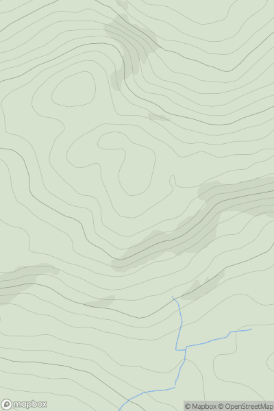 Thumbnail image for Carrigarierk showing contour plot for surrounding peak