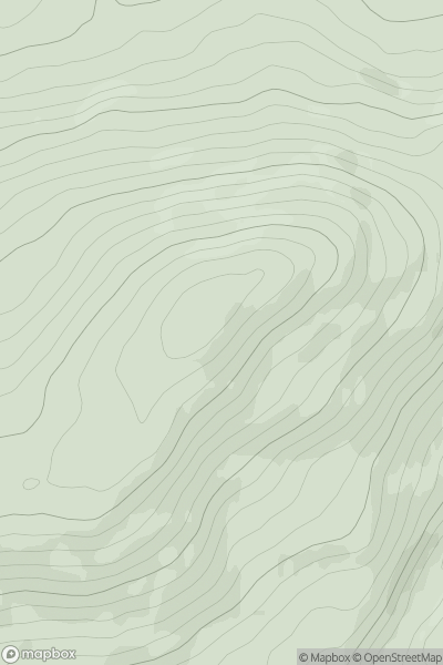 Thumbnail image for Dunranhill showing contour plot for surrounding peak