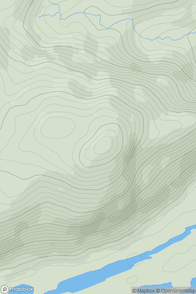 Thumbnail image for Eagles Nest showing contour plot for surrounding peak