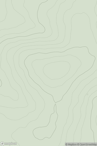 Thumbnail image for Slieveroe showing contour plot for surrounding peak
