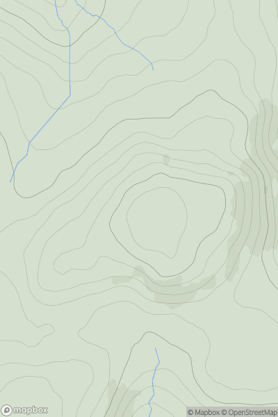 Thumbnail image for Crockavishane showing contour plot for surrounding peak