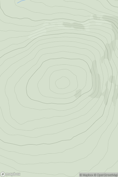 Thumbnail image for Tooreen showing contour plot for surrounding peak