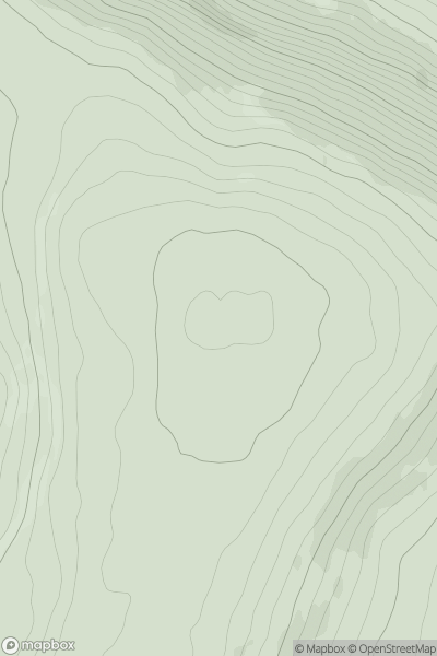 Thumbnail image for Gleninagh Mountain showing contour plot for surrounding peak
