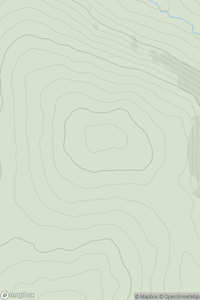 Thumbnail image for Cumber Hill showing contour plot for surrounding peak