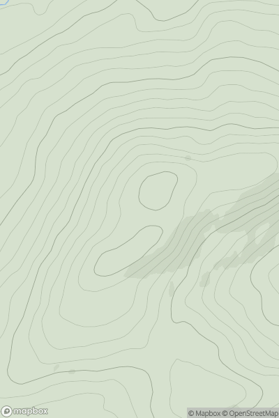 Thumbnail image for Inchanadreen showing contour plot for surrounding peak