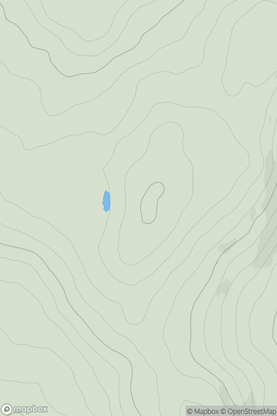 Thumbnail image for Garrabane Hill showing contour plot for surrounding peak