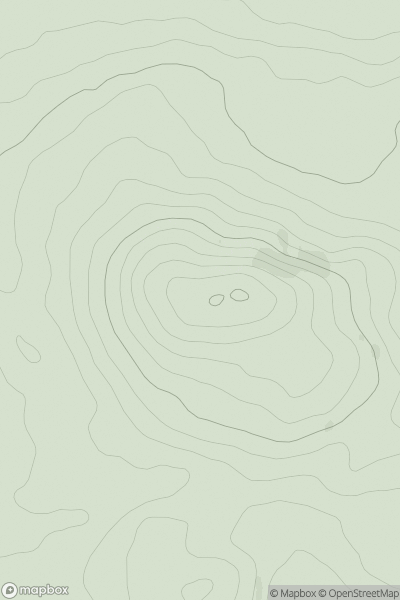 Thumbnail image for Derrineanig showing contour plot for surrounding peak