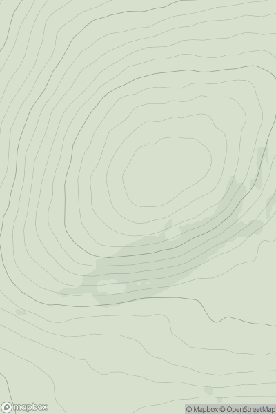 Thumbnail image for Straid Hill showing contour plot for surrounding peak