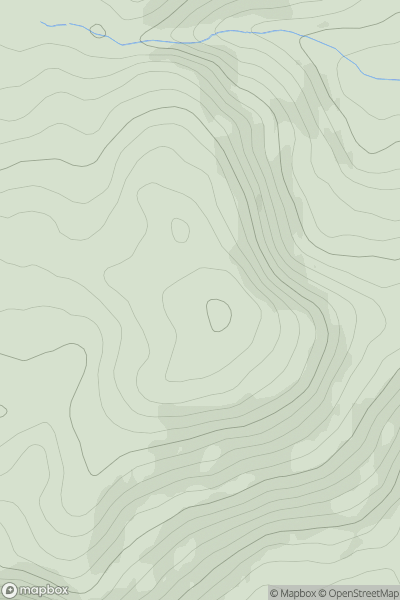 Thumbnail image for Ballycurry showing contour plot for surrounding peak