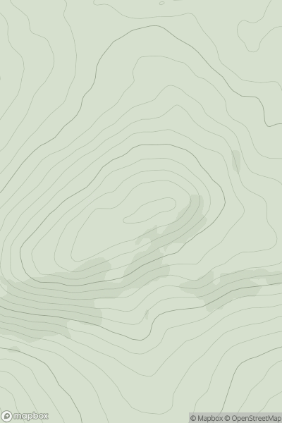 Thumbnail image for Mount Kid showing contour plot for surrounding peak