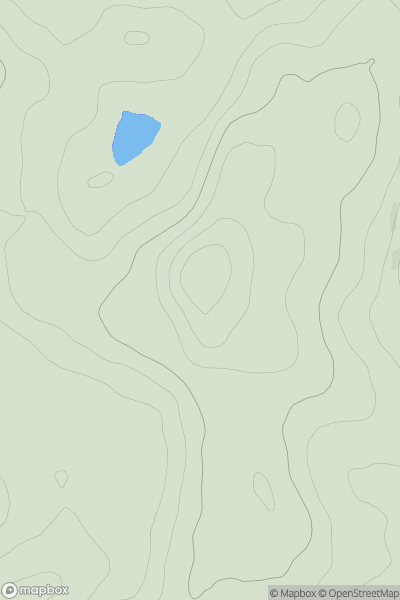 Thumbnail image for Taghart South showing contour plot for surrounding peak