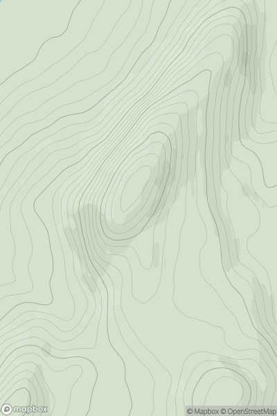 Thumbnail image for Crucknaree showing contour plot for surrounding peak