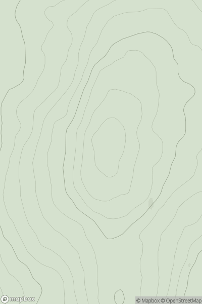 Thumbnail image for Ballystrang showing contour plot for surrounding peak