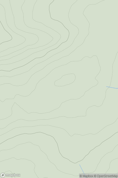 Thumbnail image for Glenmore Hill showing contour plot for surrounding peak