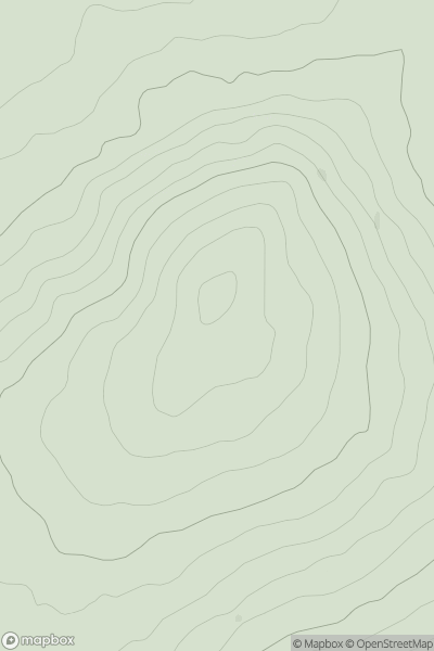 Thumbnail image for Ballyhook Hill showing contour plot for surrounding peak