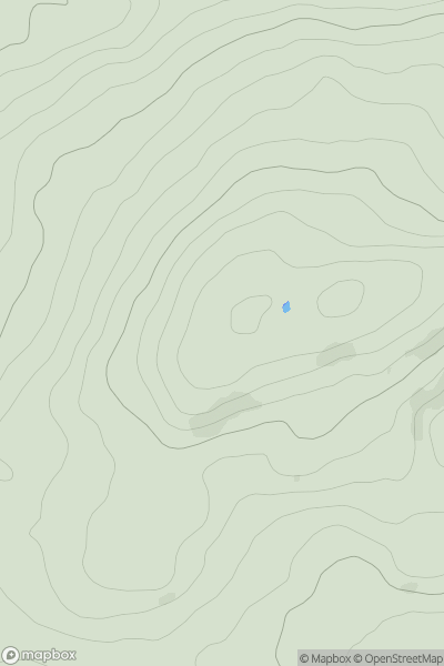 Thumbnail image for Clearagh Hill showing contour plot for surrounding peak