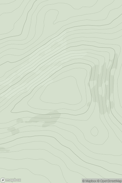 Thumbnail image for Knocknaveagh showing contour plot for surrounding peak