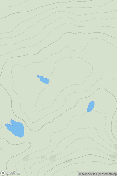 Thumbnail image for Meenseefin showing contour plot for surrounding peak