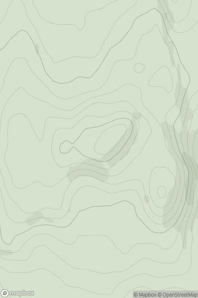 Thumbnail image for Croaghmore showing contour plot for surrounding peak