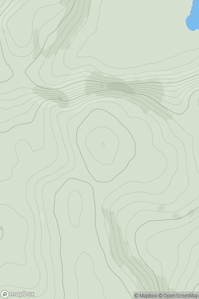 Thumbnail image for Larganmore showing contour plot for surrounding peak