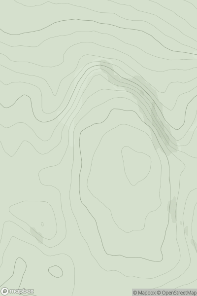 Thumbnail image for Cullentragh showing contour plot for surrounding peak