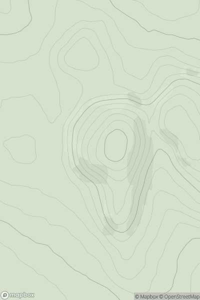 Thumbnail image for Hewson Hill showing contour plot for surrounding peak