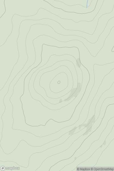 Thumbnail image for Knockbrin showing contour plot for surrounding peak