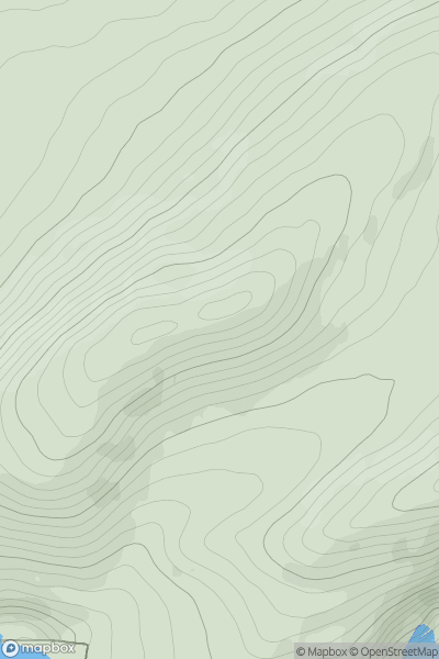 Thumbnail image for Doonties Commons showing contour plot for surrounding peak