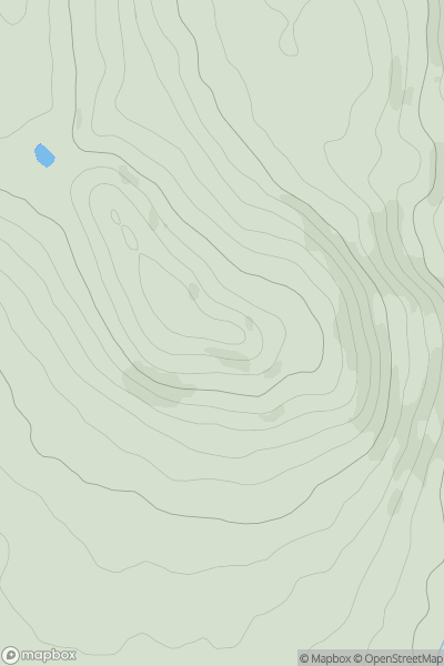 Thumbnail image for Donnell's Hill showing contour plot for surrounding peak