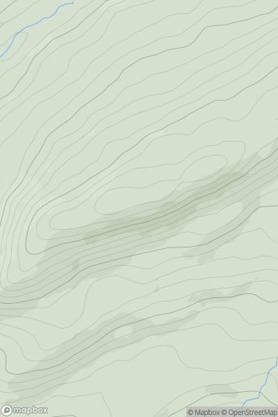 Thumbnail image for Knockbreteen showing contour plot for surrounding peak