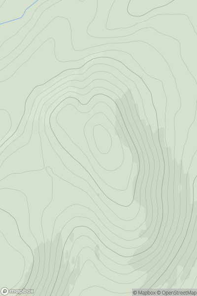 Thumbnail image for Crockawama showing contour plot for surrounding peak