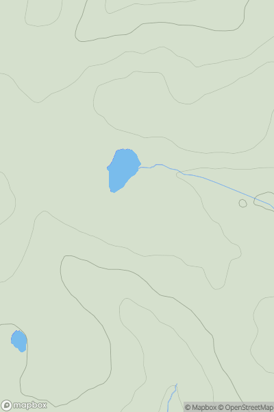Thumbnail image for Slieve Beagh South East Top (Slieve Beagh East) (Eshbrack) showing contour plot for surrounding peak