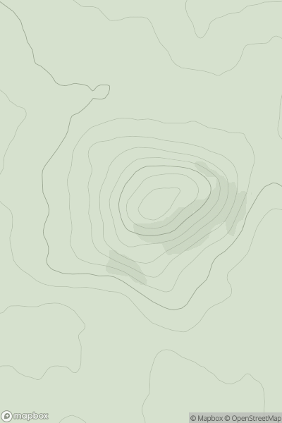 Thumbnail image for Derk Hill showing contour plot for surrounding peak