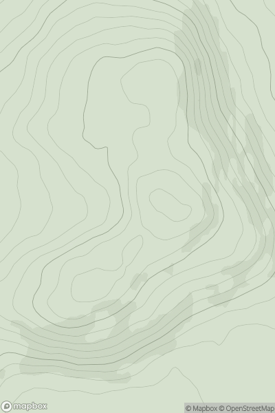 Thumbnail image for Knockseefin showing contour plot for surrounding peak