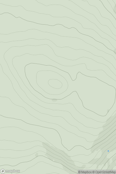 Thumbnail image for Carnmoney Hill showing contour plot for surrounding peak