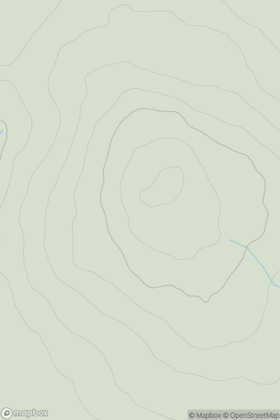 Thumbnail image for Bockagh Hill showing contour plot for surrounding peak