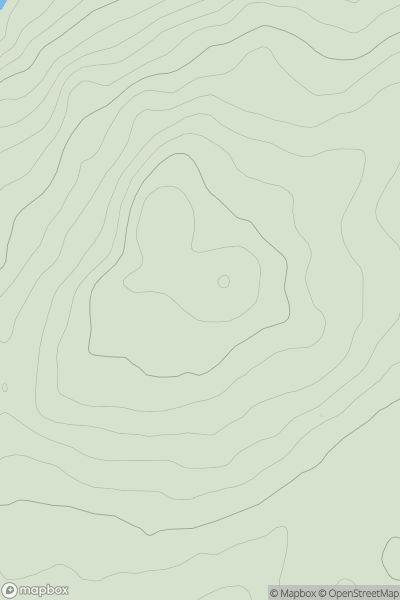 Thumbnail image for Brown Mountain showing contour plot for surrounding peak