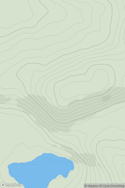 Thumbnail image for Knockadav showing contour plot for surrounding peak