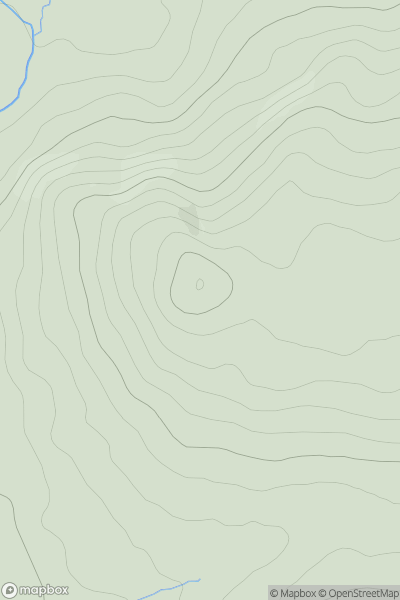 Thumbnail image for Boheh Hill showing contour plot for surrounding peak