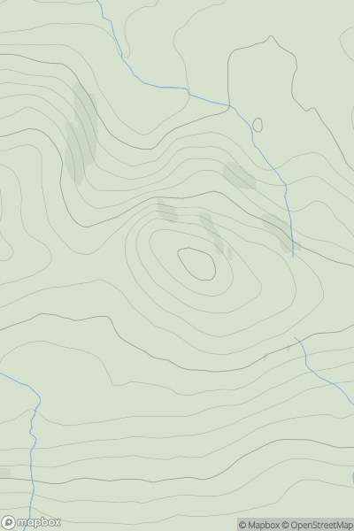 Thumbnail image for Townaloughra East Top showing contour plot for surrounding peak