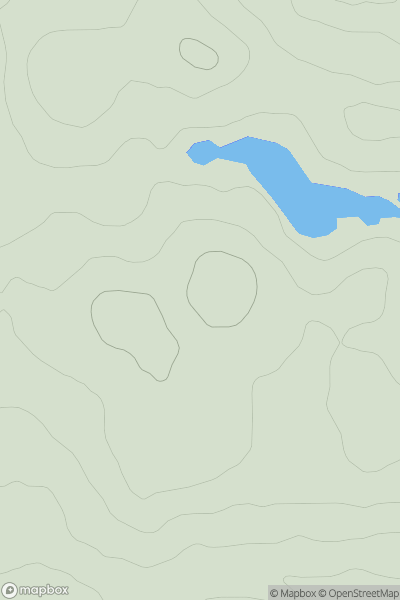 Thumbnail image for Tattinlieve Hill showing contour plot for surrounding peak