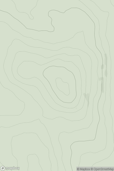 Thumbnail image for Newtown Hill showing contour plot for surrounding peak