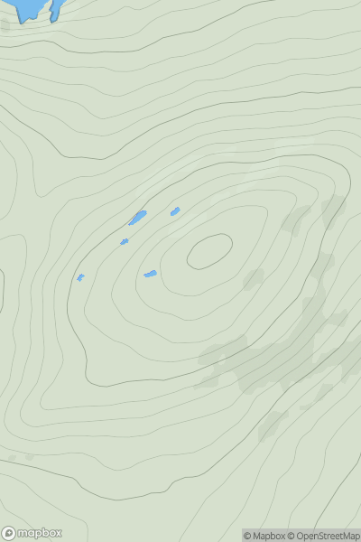 Thumbnail image for Knockatassonig showing contour plot for surrounding peak