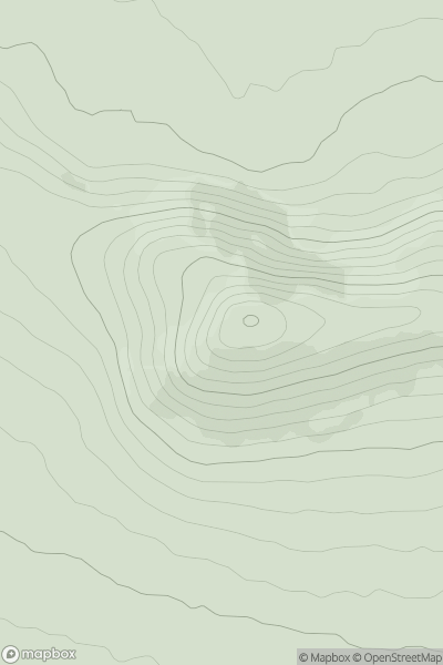 Thumbnail image for Formaoil (Fermoyle Hill) showing contour plot for surrounding peak