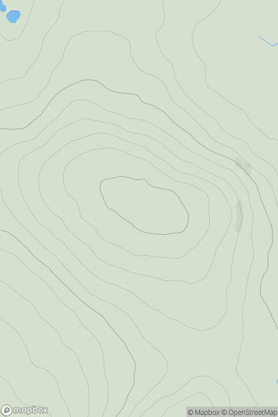 Thumbnail image for Monaughrim showing contour plot for surrounding peak