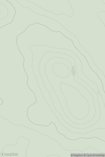 Thumbnail image for Cullen Hill showing contour plot for surrounding peak