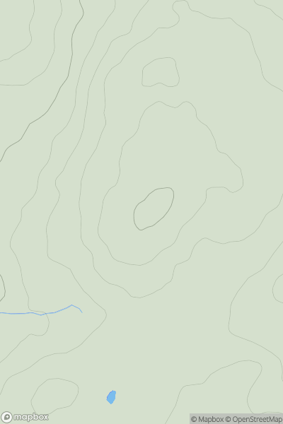 Thumbnail image for Slieveadrohid (Hare Hill) showing contour plot for surrounding peak